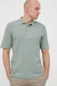 πράσινο Βαμβακερό μπλουζάκι πόλο Sisley