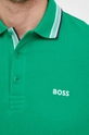 Βαμβακερό μπλουζάκι πόλο BOSS BOSS ATHLEISURE Ανδρικά