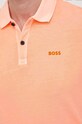 BOSS polo bawełniane BOSS ORANGE 50468576 pomarańczowy