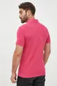 ροζ Βαμβακερό μπλουζάκι πόλο BOSS Boss Casual