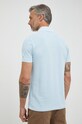 Odzież BOSS polo bawełniane BOSS ORANGE 50468576 50468576 niebieski