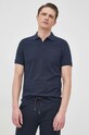 BOSS polo bawełniane BOSS ORANGE 50468576 granatowy 50468576