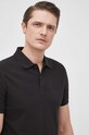 BOSS polo bawełniane BOSS ORANGE 50468576 czarny 50468576