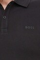BOSS polo bawełniane BOSS ORANGE 50468576 50468576 czarny