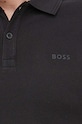 BOSS polo bawełniane BOSS ORANGE 50468576 50468576 czarny