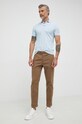 BOSS polo BOSS ORANGE 50472668 50472668 niebieski AA00