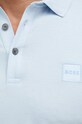 BOSS polo BOSS ORANGE 50472668 50472668 niebieski