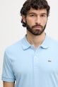 Lacoste тениска с яка от памук мъжка син DH2050.