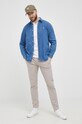 Βαμβακερό μπλουζάκι πόλο Lacoste DH2050. λευκό SS25