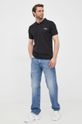 Calvin Klein Jeans polo bawełniane J30J320088.PPYY czarny