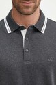 Bavlněné polo tričko Michael Kors CS2512720B šedá