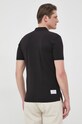 Îmbrăcăminte La Martina tricou polo CCMP01 negru
