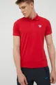 κόκκινο Βαμβακερό μπλουζάκι πόλο Rossignol