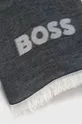 Κασκόλ Boss σκούρο μπλε