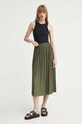 Sukňa Samsoe Samsoe F18303206 zelená AW24