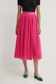 Joop! spódnica midi różowy 30032531