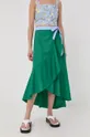 Bavlnená sukňa MAX&Co. zelená