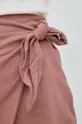 roza Suknja s dodatkom lana Pieces
