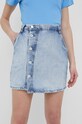 Pepe Jeans fustă din denim Hannah PL900973.000 albastru SS22
