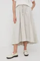 Βαμβακερή φούστα Sisley γκρί