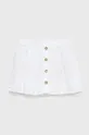 белый Детская хлопковая юбка United Colors of Benetton Для девочек
