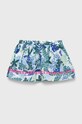 Дитяча бавовняна спідниця United Colors of Benetton mini зелений 4IIAG0005.P