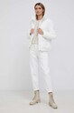 Calvin Klein - Jeansy Mom Jean K20K203570.PPYY biały SS22