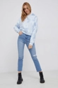 GAP Jeansy Sky High niebieski