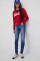 Rifle Tommy Jeans Sylvia Bf1252 DW0DW12401.PPYY modrá SS22