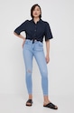 Wrangler jeansy HIGH RISE SKINNY BEACH BABY W27H4746B niebieski SS22