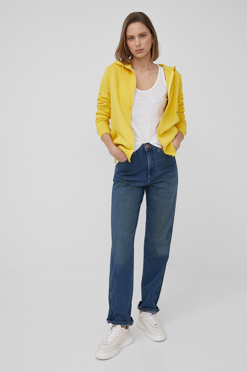 Džíny Wrangler Mom Straight Summertime námořnická modř