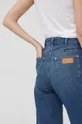 granatowy Wrangler jeansy MOM STRAIGHT SUMMERTIME