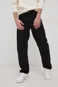 Pamučne traperice Jack & Jones Eddie crna 12204997.BlackDenim