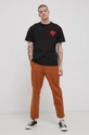 Levi's pantaloni CHINO EZ TAPER marrone