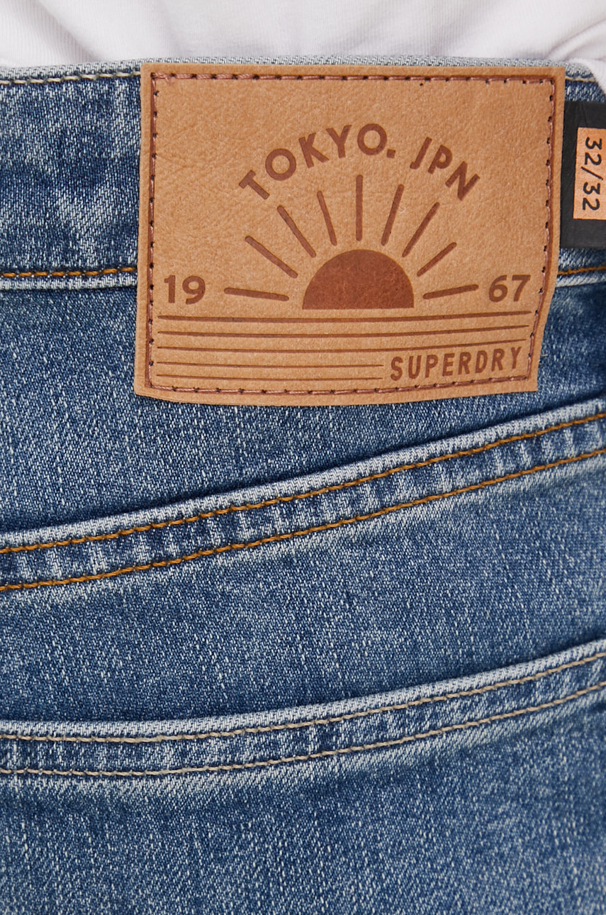 niebieski Superdry jeansy