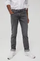 Lee jeansy DAREN ZIP FLY MID WORN WALKER szary