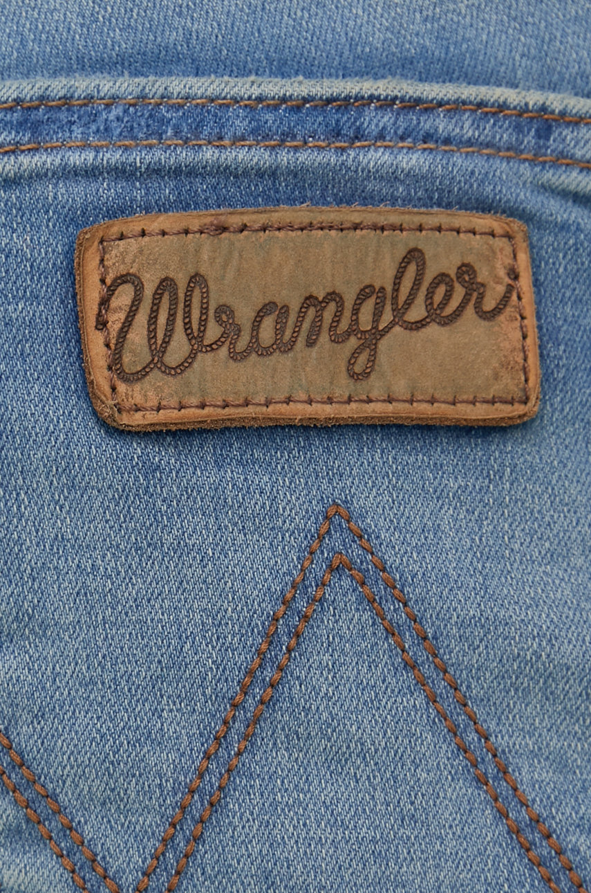 niebieski Wrangler jeansy GREENSBORO TINTED INDIGO