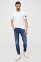 Džíny Lindbergh 30.050002WVB.WORN.VINTA námořnická modř SS22