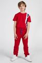 červená Guess - Dětské bavlněné kalhoty Chlapecký