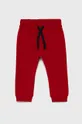 crvena Dječje pamučne hlače United Colors of Benetton Za dječake