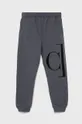 серый Детские хлопковые брюки Calvin Klein Jeans Для мальчиков