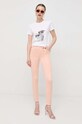 Guess jeansy W2RA46.W93CE różowy SS23