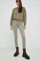 Odzież Guess jeansy W2RA46.W93CE zielony