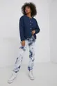 Vero Moda - Βαμβακερό παντελόνι μπλε