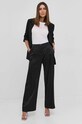 Nohavice Patrizia Pepe 8P0376.A2HU čierna SS24