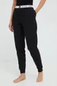 μαύρο Παντελόνι φόρμας Tommy Hilfiger Γυναικεία