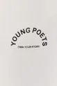 λευκό Βαμβακερό παντελόνι Young Poets Society