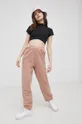 Reebok Classic cotton trousers pink