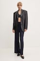 Samsoe Samsoe trousers F21200187 navy SS25