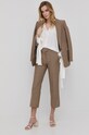 Twinset pantaloni 221TP2582 maro SS22